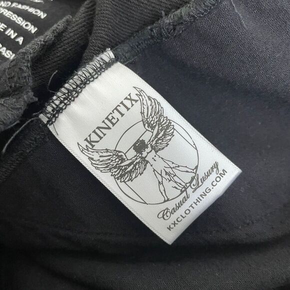 Kinetix Travel Pants 32 Black Mens Slim Straight Outdoors Hiking Commute NWT - Picture 11 of 12